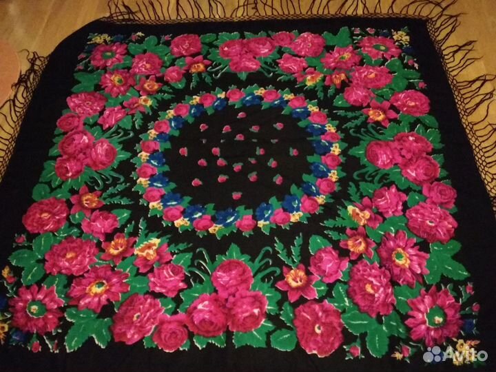 Платок шаль Павловопосадский