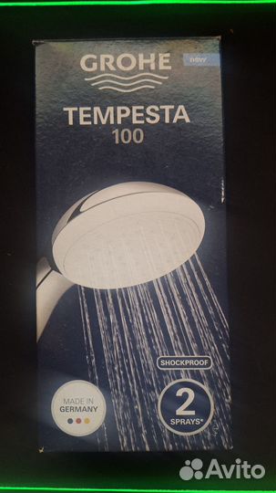 Душевая лейка Grohe tempesta 100