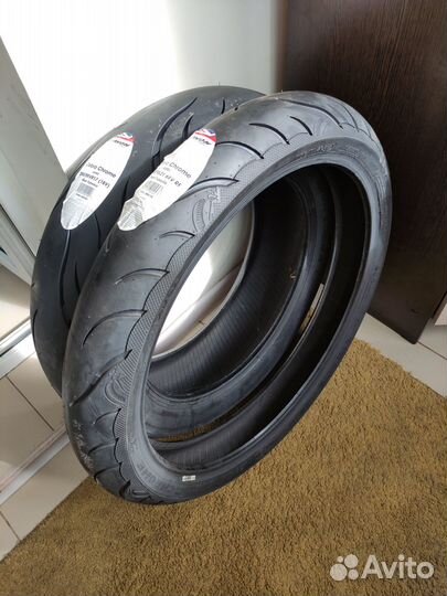 Мотошины 200 55 17 комплект с передом 21