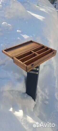 Ящик-органайзер из ясеня для инструмента