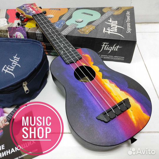 Укулеле Flight TUS Sunset от Elise Ecklund новая