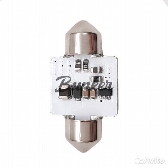 Светодиодная LED лампа atom C5W 5000К, 31мм