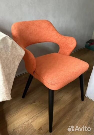 Cтул Boston, микровелюр, металлические ножки