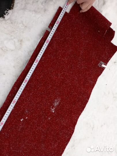 Ковролин под стапель красный арива