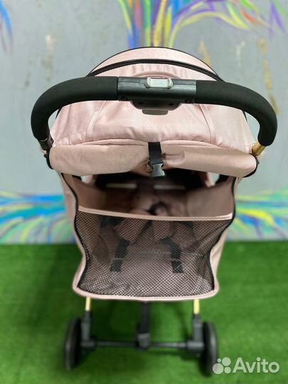 Коляска прогулочная Farfello Comfy Go, розовый заг