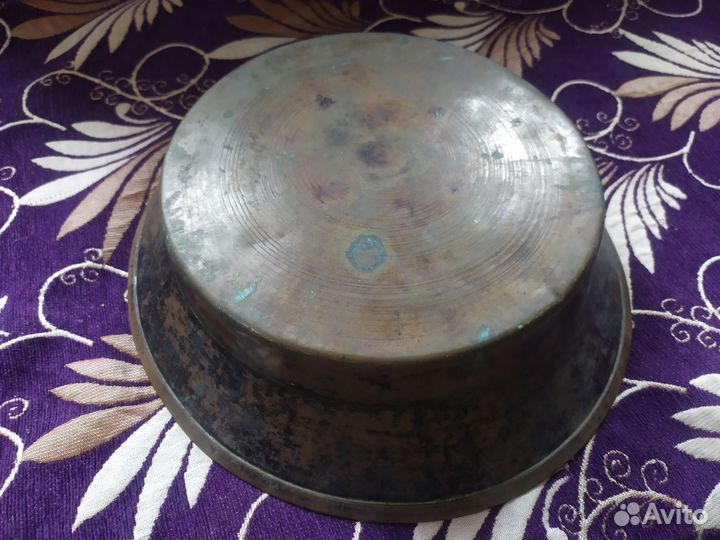 Латунный таз для варенья