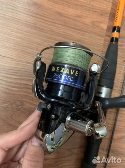 Спиннинг Maximus, катушка Shimano Nexave 2500FD
