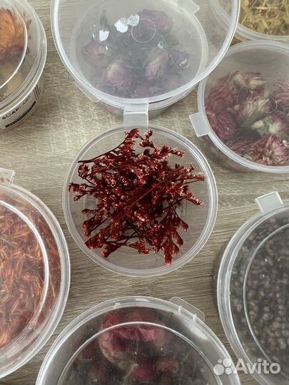 Сухоцветы для творчества и силиконовые формы