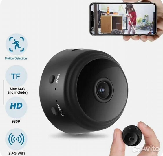Камера мини безпроводная wi-fi