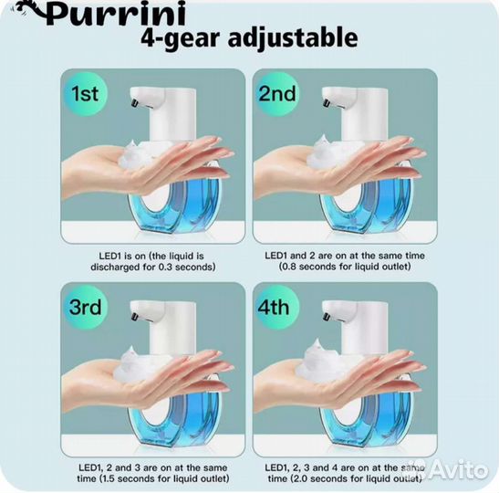 Автоматический дозатор мыла, сенсорный. Новый