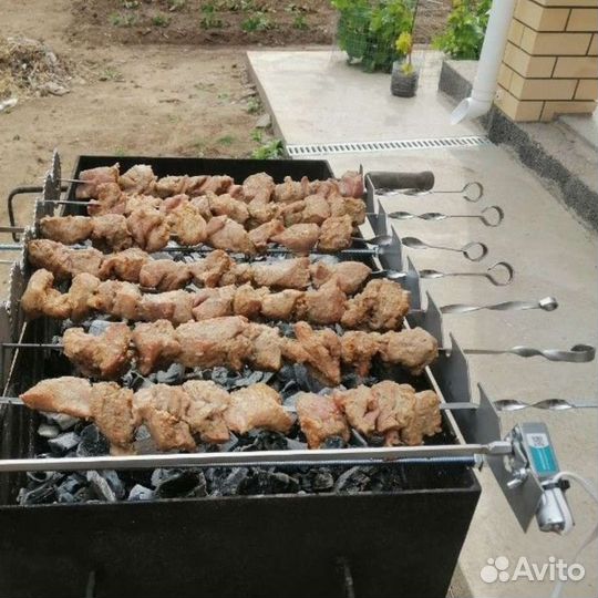 Шампура самокрут мангал нержавейка решётка рыба