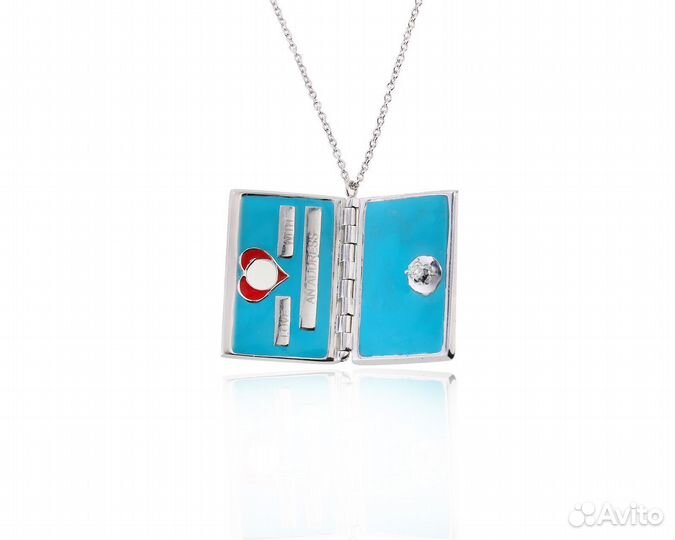 Золотой кулон с эмалью Roberto Coin