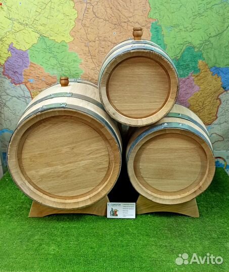 Бочки дубовые 5л, 10л, 20л