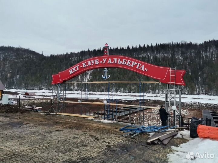 Изготовление рекламных вывесок под ключ