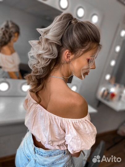 Свадебный стилист/прически/локоны/косы