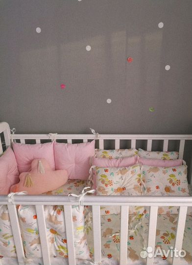 Бортики на кроватку