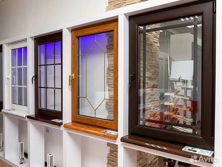 Ремонт окон, стеклопакет энергосберегающий RAL9755