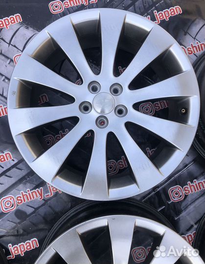 Оригинальные литые диски Subaru R18 Japan