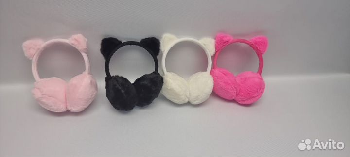 Меховые наушники
