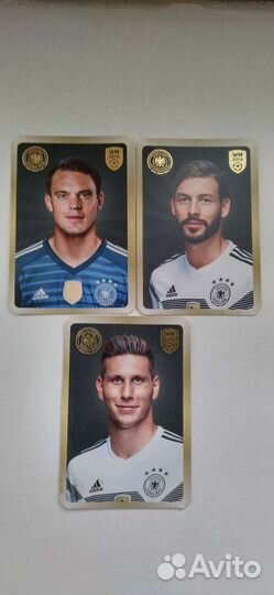 Карточки футболистов сборной Германии