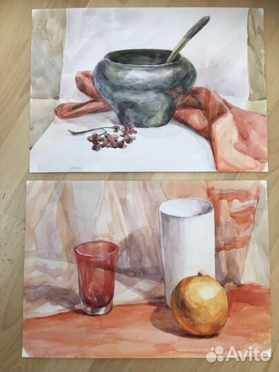 Рисунок картина акварель живопись