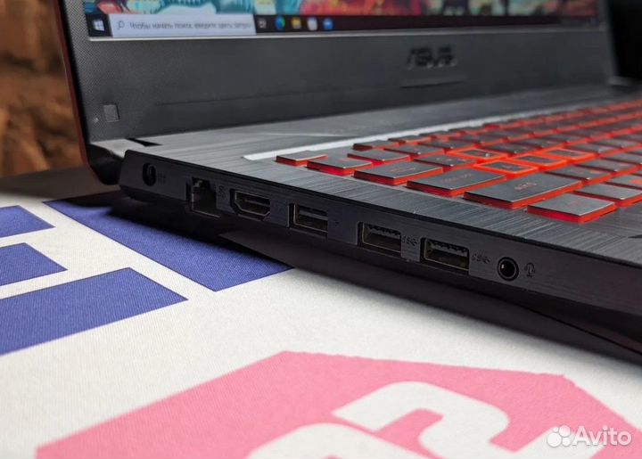 Asus TUF 17.3/GTX 1060 6gb/i7-8th/1128gb как NEW