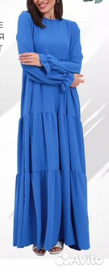 Красивое платье жатка большой размер