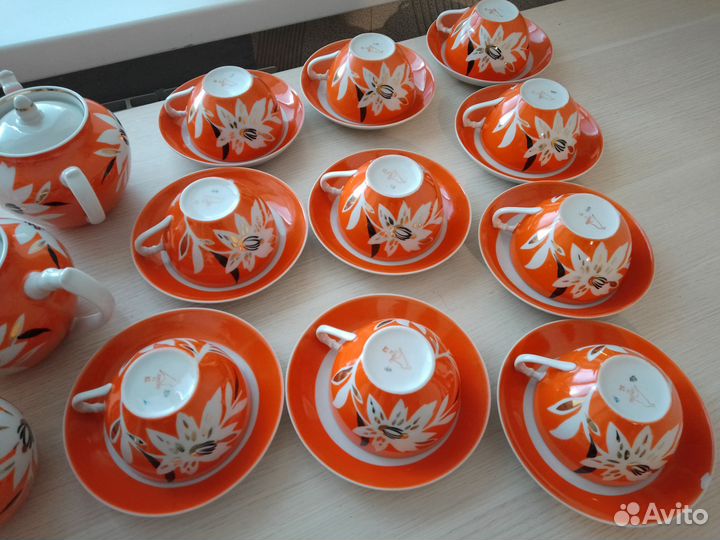 Чайные пары, сервиз СССР дулево 