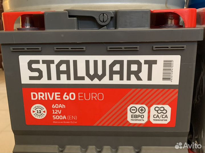 Новый аккумулятор 60 ah