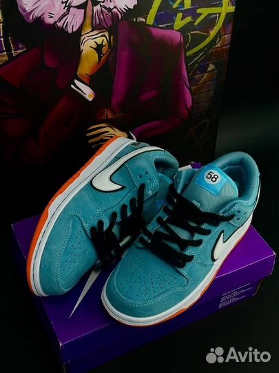 Кроссовки Nike sb dunk low club 58 gulf