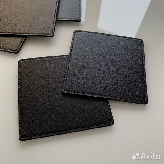 Подстаканники кожаные/салфетки/коврики офисные