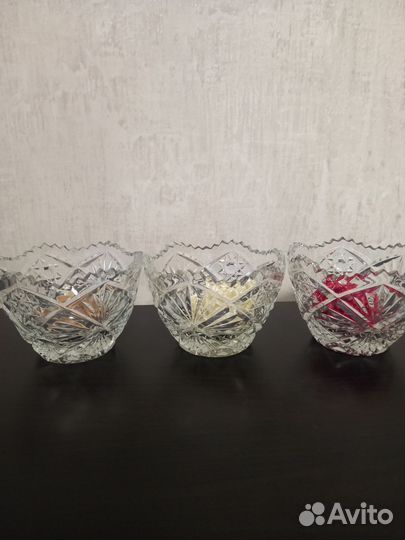 Ваза хрустальная