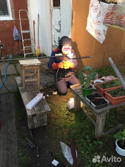 Услуги сварщика,сварочные работы,сварка полиропиле