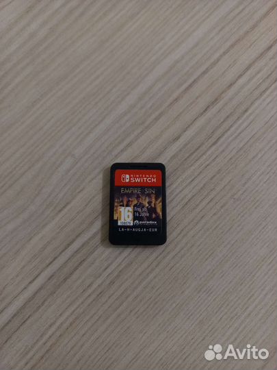 Игра Empire of sin для нинтендо свитч