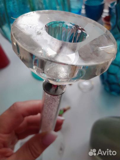 Подсвечник хрусталь Италия