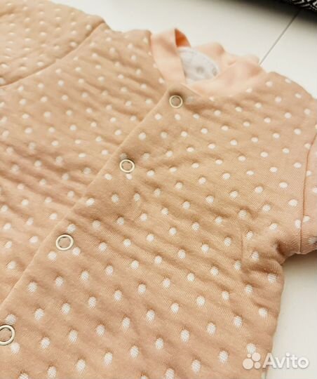 Слип комбинезон утепленный 56 62