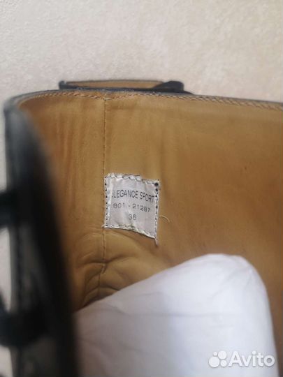 Ботинки для верховой езды женские 36 размер