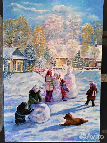 Картина маслом на холсте