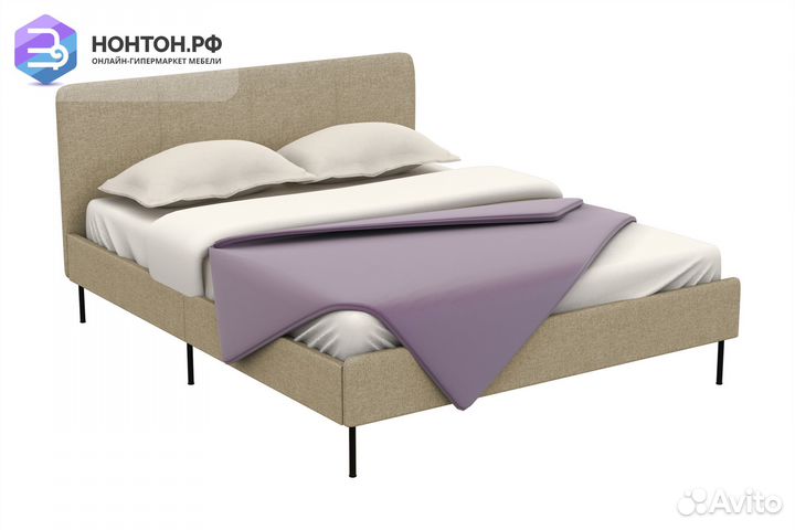 Кровать Ноа бежевая