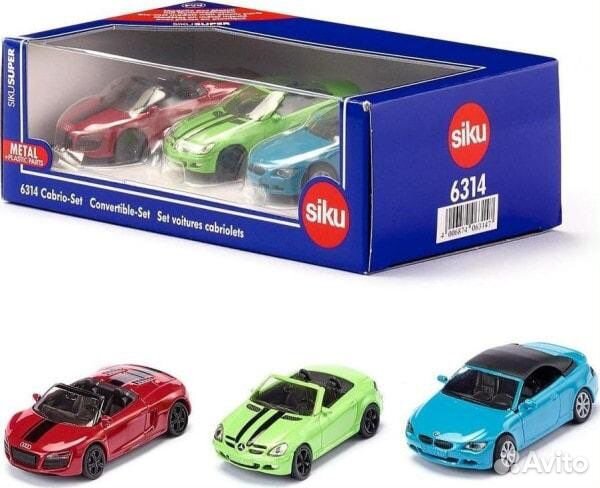 Siku 6314 Набор из 3 кабриолетов