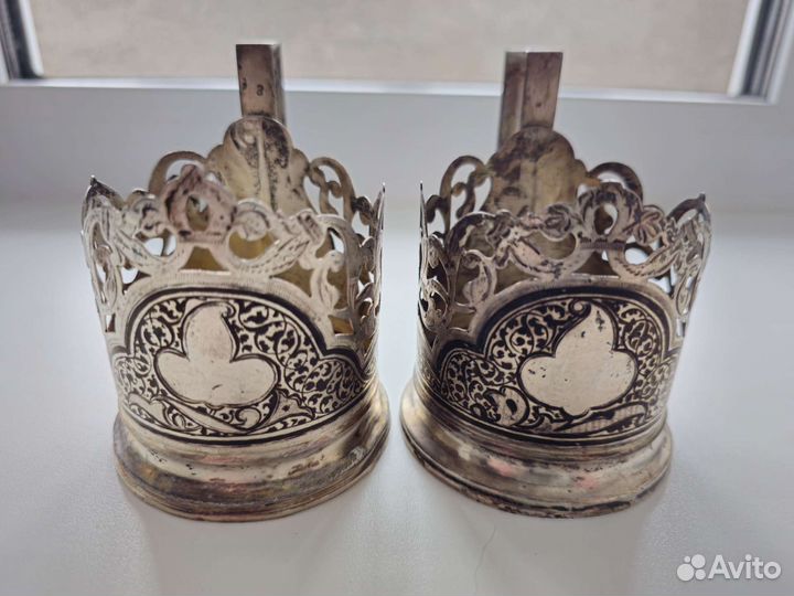 Подстаканник серебряный