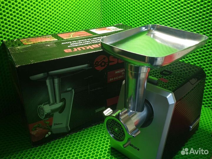 Мясорубка sakura SA-6424BK 2000вт