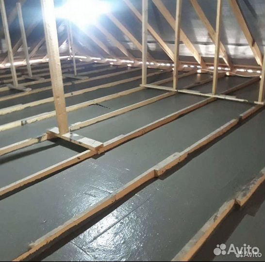 Утепление крыши пенобетоном эковата