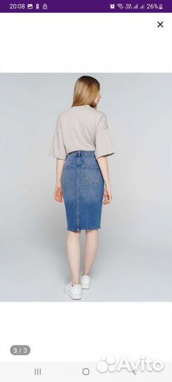 Юбка джинсовая