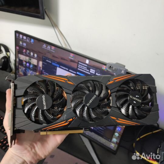 Видеокарта GTX 1070 TI, Gigabyte (не рабочая)