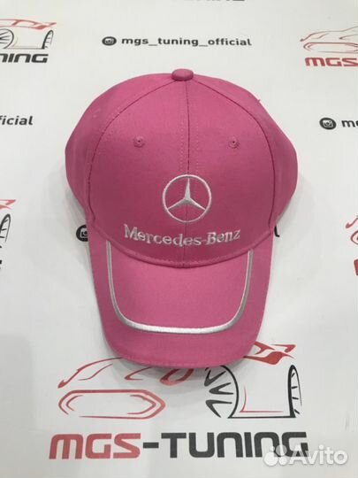 Кепка Mercedes-Benz стиль 2 розовый