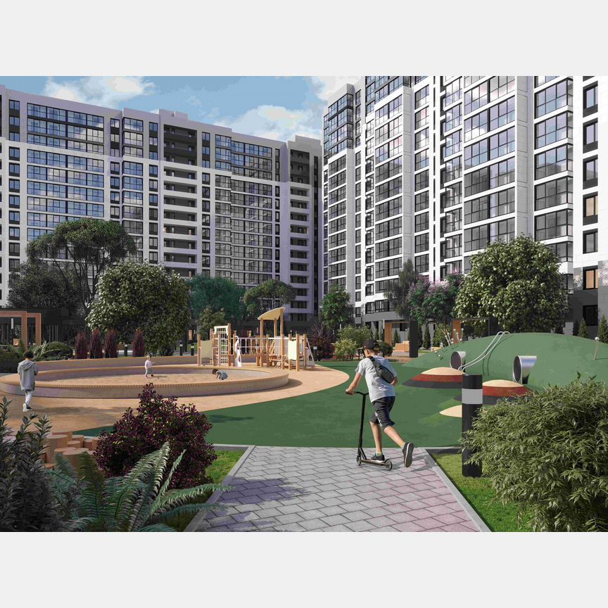 2-к. квартира, 61,2 м², 15/16 эт.