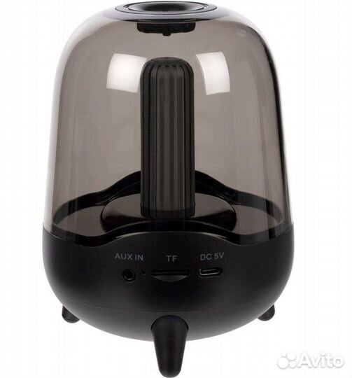 Беспроводная колонка с подсветкой, черная