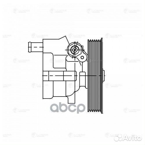 Насос гур ам Renault Logan (08),Duster (11),M