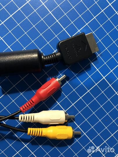 AV кабель Sony Playstation PS1 PS2 PS3 оригинал